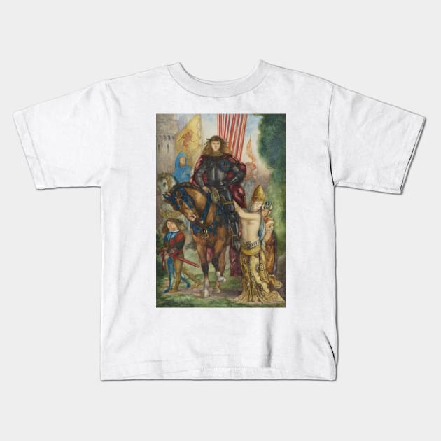 Reitre et Captives by Gustave Moreau Kids T-Shirt by Classic Art Stall